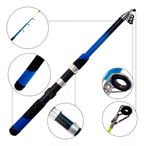 Vara De Pesca 20lbs Completa Com Molinete Sol Linha Barato - Imagem 3