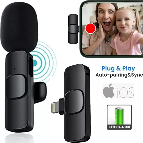 Kit Ring Light Luz Tripé Microfone Wireless Sem Fio iPhone - Imagem 4