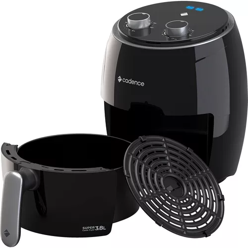 Fritadeira Sem Óleo Super Cook Fryer Frt410 3,8l Cadence Cor Preto 110V - Imagem 2