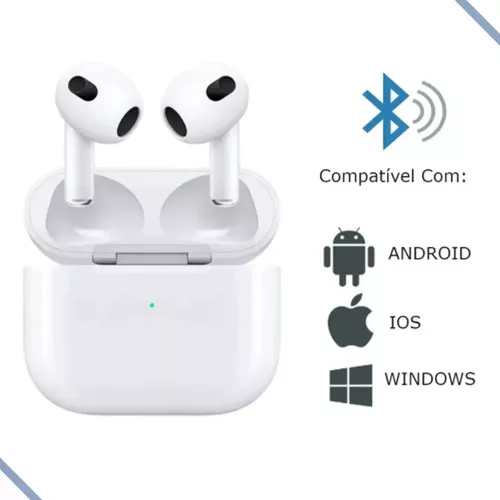 Fone Bluetooth 3°geração Compatível iPhone XR 11 12 13 14 15 - Imagem 2