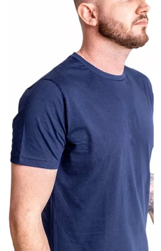 Kit 5 Camisetas Masculinas Slim Fit Básicas Algodão Premium - Imagem 2