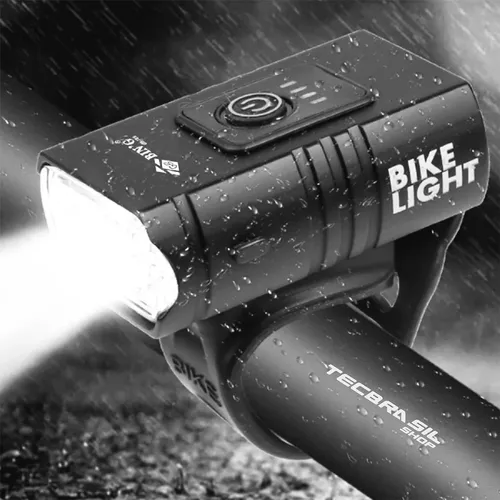 Farol Bike Recarregável Profissional Sinalizador Usb K152 - Imagem 2